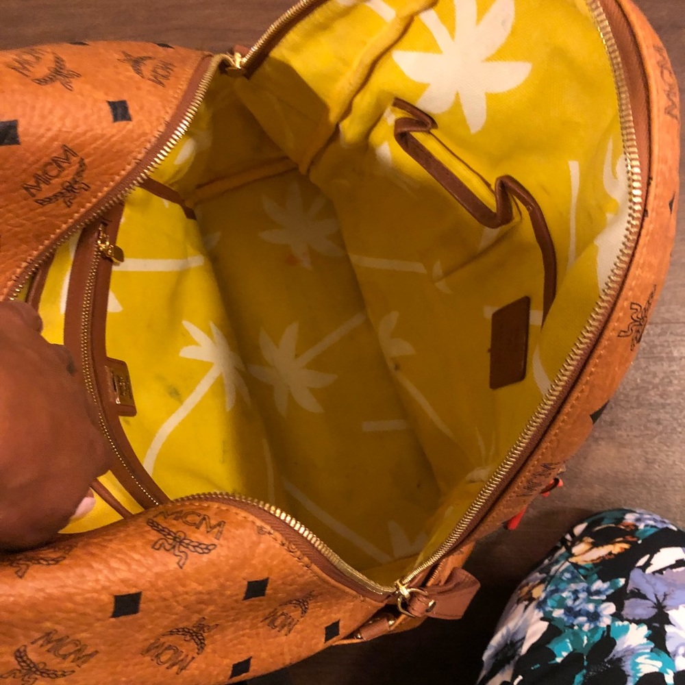 Mcm Authentic Back Pack - image 4